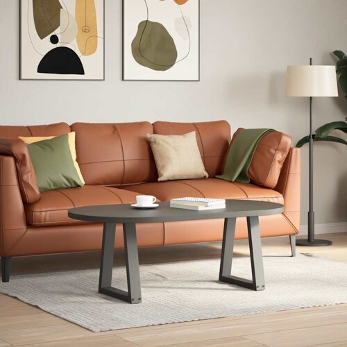 Noge blagovaonskog stola V-oblika 2 kom antracit 28x(42-43,3)cm - NOVO