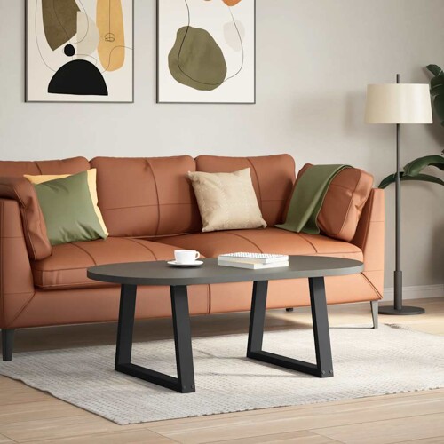 Noge za blagovaonski stol V-oblik 2 kom crne 60x(42-43,3) cm - NOVO