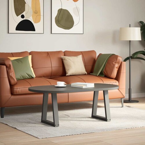 Noge blagovaonskog stola V-oblika 2 kom antracit 38x(42-43,3)cm - NOVO