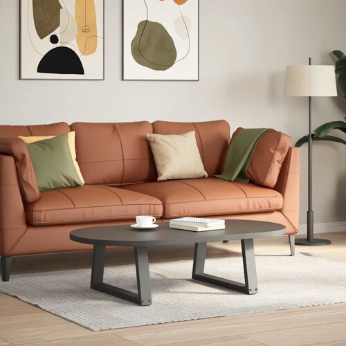 Noge blagovaonskog stola V-oblika 2 kom antracit 70x(30-31,3)cm - NOVO