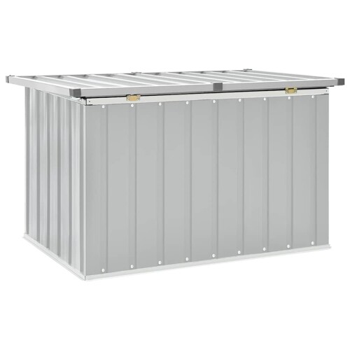 Vrtna kutija za pohranu siva 109 x 67 x 65 cm - NOVO