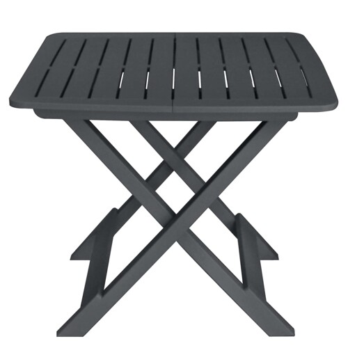 3-dijelni sklopivi bistro set plastični antracit - NOVO