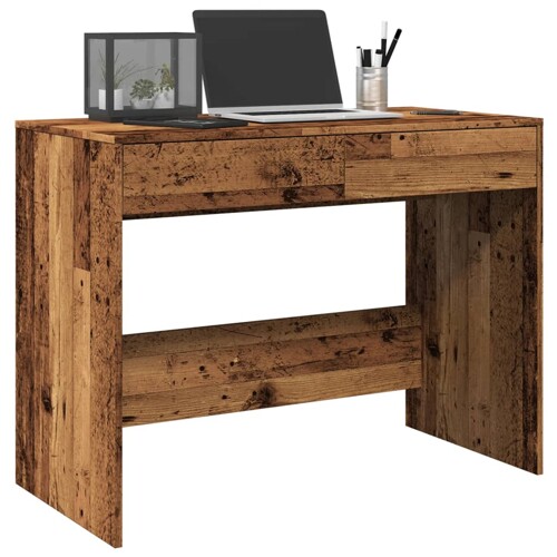 vidaXL Radni stol boja starog drva 101x50x76,5 cm konstruirano drvo