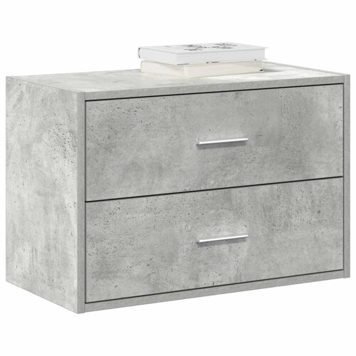 vidaXL Ormarić s 2 ladice boja hrast 60x31x40 cm konstruirano drvo