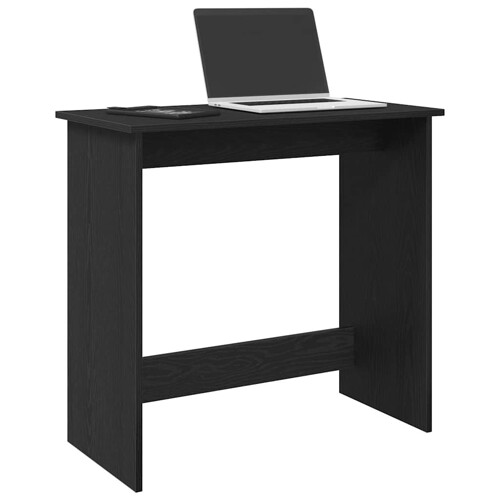 vidaXL Radni stol crni 80 x 40 x 75 cm od iverice