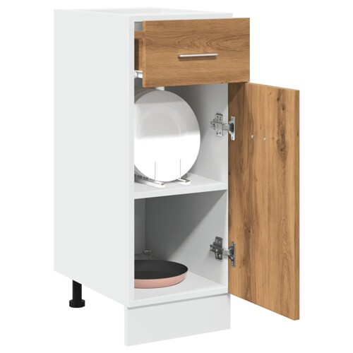 vidaXL Donji dio ladice “Lyon” Artisan hrast 30x46x81,5 cm