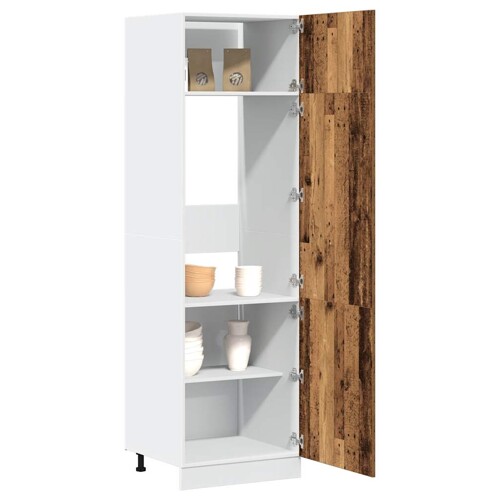 vidaXL Rashladni ormar “Lyon” staro drvo 60x57x207 cm