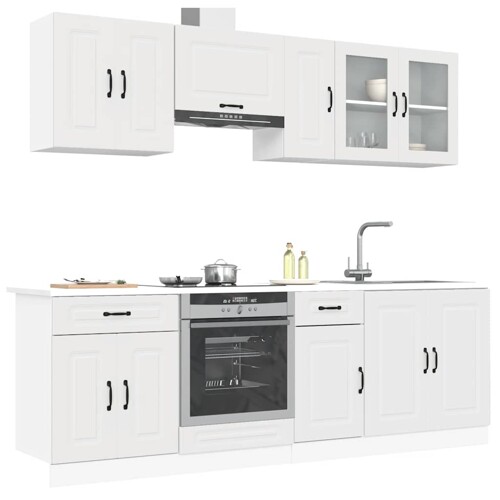 vidaXL Set kuhinjskih elementa od 8 dijelova \\"Kalmar\\" izrađeno drvo