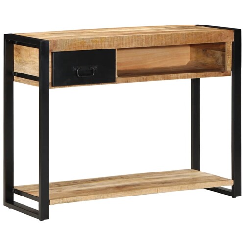 vidaXL Konzolni stol 100x35x75 cm Puno grubo drvo Mango