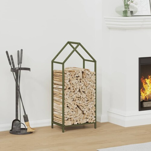 vidaXL Stalak za drva 40x25x90 cm hladno valjani čelik