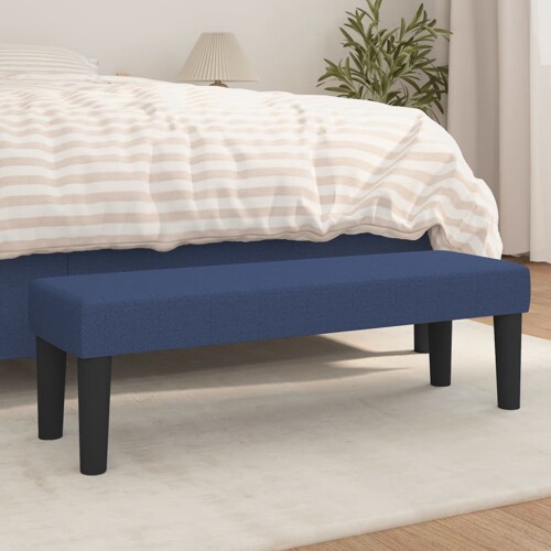vidaXL Klupa plavi 100x30x30 cm od tkanine