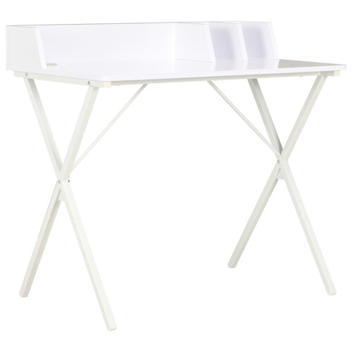 vidaXL Radni stol bijeli 80 x 50 x 84 cm