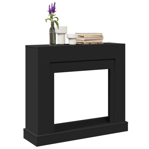 vidaXL Okvir za kamin crni 100 x 30 x 87,5 cm od konstruiranog drva