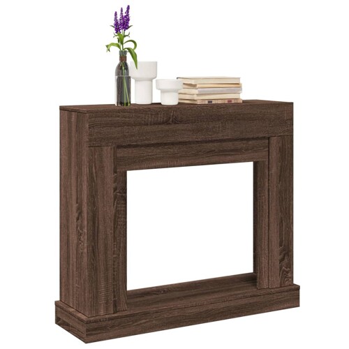 vidaXL Okvir za kamin boja hrasta 100x30x87,5 cm od konstruiranog drva
