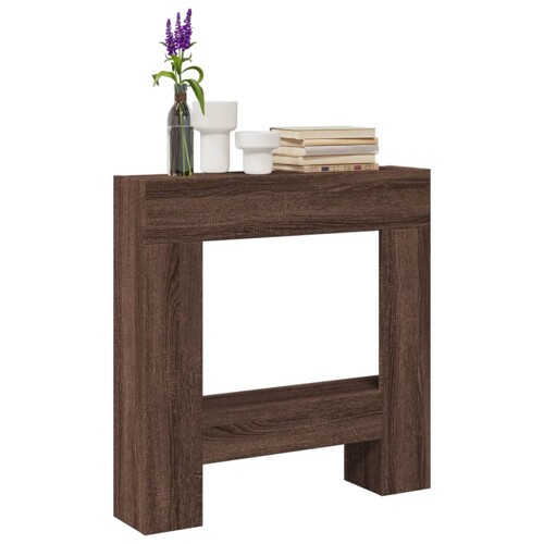 vidaXL Okvir za kamin boja hrasta 81x18x82 cm od konstruiranog drva