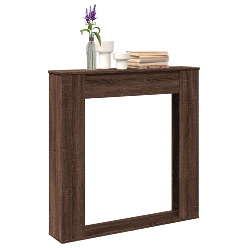vidaXL Okvir za kamin boja hrasta 100x20x100 cm od konstruiranog drva