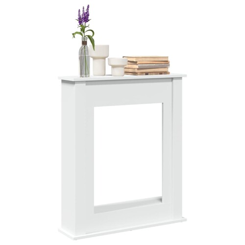 vidaXL Okvir za kamin bijeli 75 x 20 x 87,5 cm od konstruiranog drva