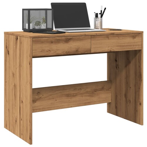 vidaXL Radni stol boja hrasta artisan 101x50x76,5 cm konstruirano drvo