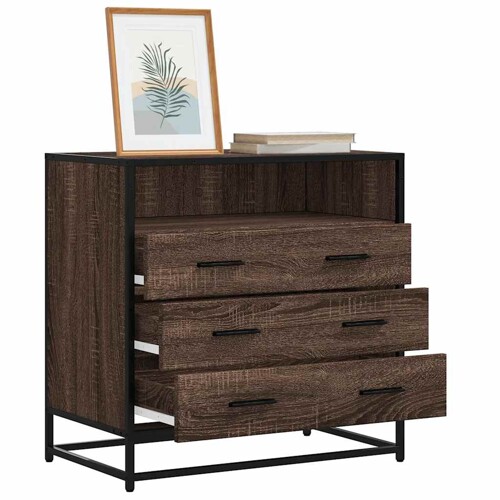 vidaXL Ormar s ladicama smeđi hrast 70x41x70 cm izrađeno drvo