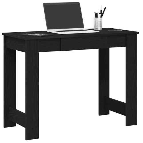 vidaXL Radni stol crni 100x45x75 cm od konstruiranog drva
