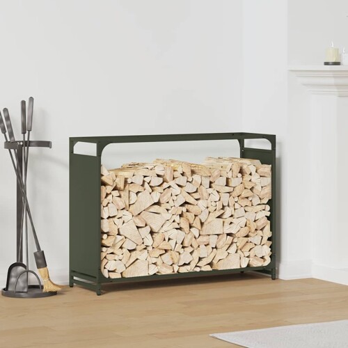 vidaXL Stalak za drva 90x28x65 cm hladno valjani čelik