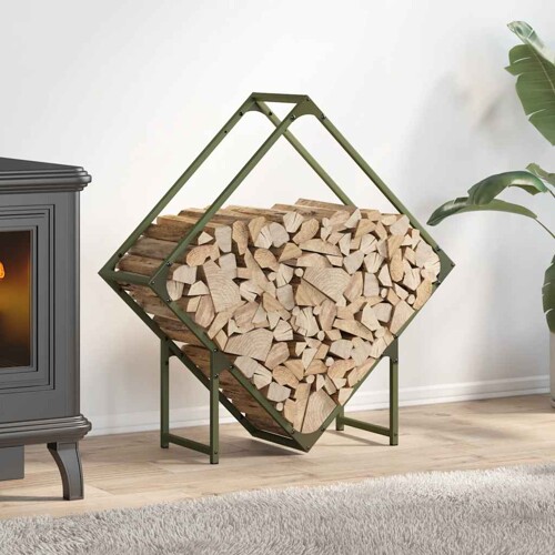 vidaXL Stalak za drva 80x25x80 cm hladno valjani čelik