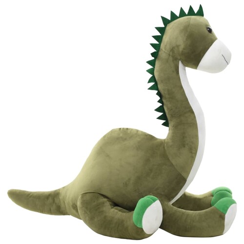 vidaXL Plišani dinosaur brontosaur zeleni