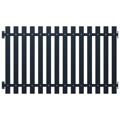 vidaXL Panel za ogradu antracit 170,5 x 150 cm čelik obložen prahom
