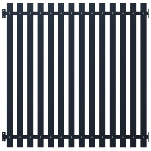 vidaXL Panel za ogradu antracit 170,5 x 170 cm čelik obložen prahom