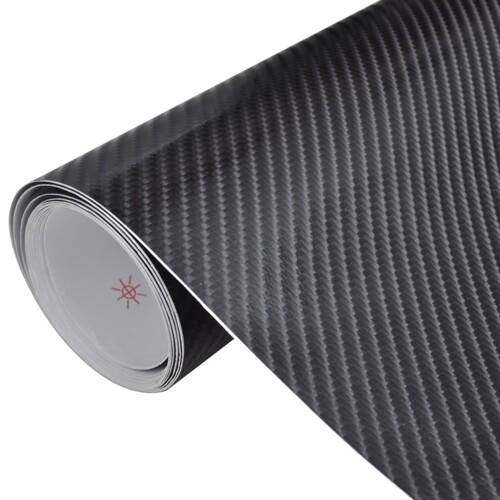 vidaXL Folije za automobil 2 kom 4D crne 100 x 150 cm