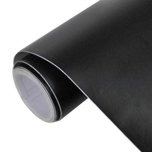 vidaXL Folije za automobil 2 kom mat crne 100 x 150 cm + 50 x 150 cm