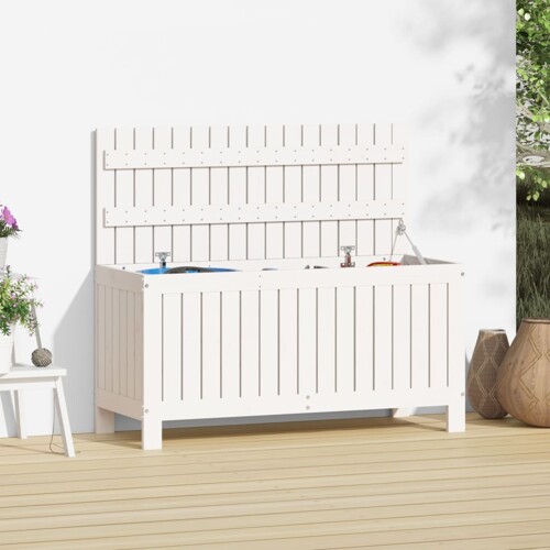 vidaXL Vrtna kutija za pohranu 108x42,5x54 cm od masivne borovine