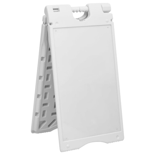 vidaXL Ploča s A-okvirom za pločnik siva 45 x 7 x 84,5 cm HDPE