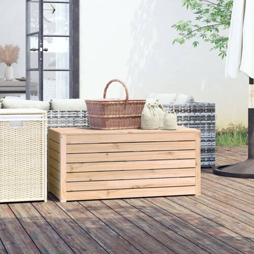 vidaXL Vrtna kutija 101 x 50,5 x 46,5 cm od masivne borovine