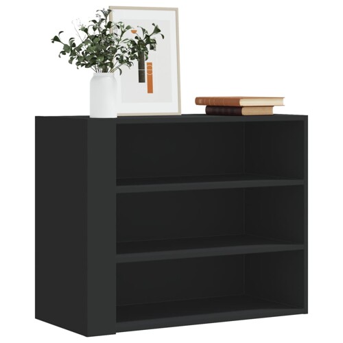 vidaXL Zidni ormarić crni 75 x 35 x 60 cm od konstruiranog drva