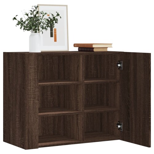 vidaXL Zidni ormarić smeđa boja hrasta 75x35x60 cm konstruirano drvo