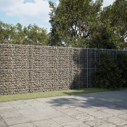 vidaXL Gabionska košara s poklopcem 600x50x200 cm pocinčano željezo