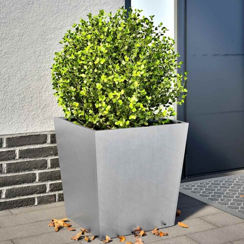 vidaXL Vrtne sadilice 2 kom 50 x 50 x 50 cm od pocinčanog čelika