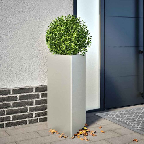 vidaXL Vrtne sadilice 2kom trokutasta 40x40x75cm od nehrđajućeg čelika