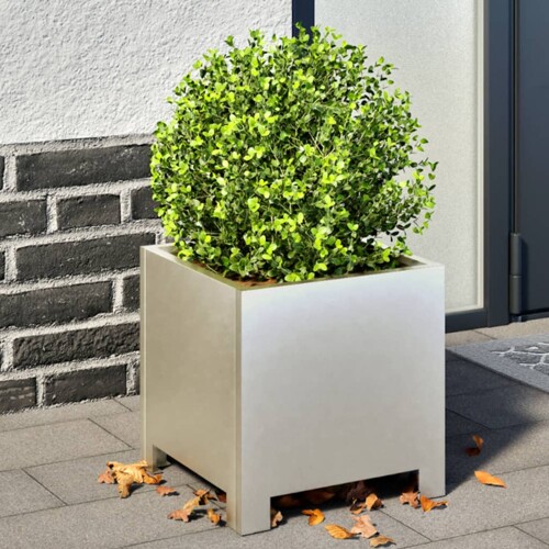 vidaXL Vrtna sadilica antracit 30x30x30 cm od nehrđajućeg čelika