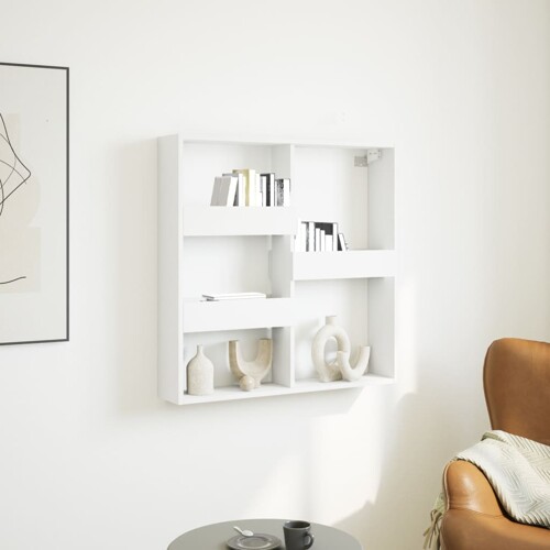 vidaXL Zidni ormarić bijeli 80 x 15 x 80 cm od konstruiranog drva
