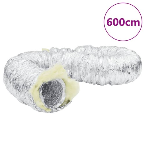 vidaXL Ventilacijski kanal izolirani aluminijski 6 m Ø10 cm