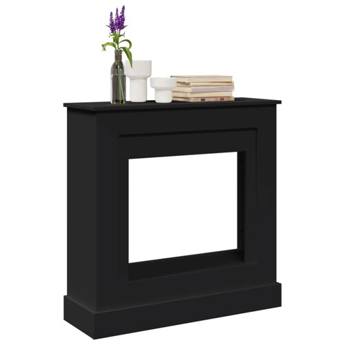 vidaXL Okvir za kamin crni 90 x 30 x 90 cm od konstruiranog drva