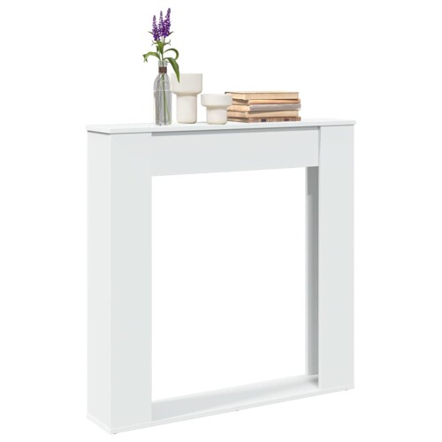 vidaXL Okvir za kamin bijeli 100x20x100 cm od konstruiranog drva