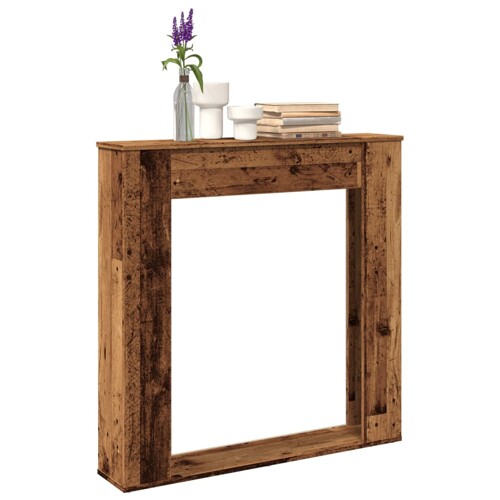vidaXL Okvir za kamin boja drva 100x20x100 cm od konstruiranog drva
