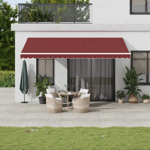 vidaXL Tenda na automatsko uvlačenje s LED bordo 500x350 cm