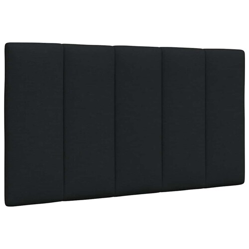 vidaXL Jastuk za uzglavlje crni 90 cm od tkanine