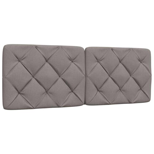 vidaXL Jastuk za uzglavlje smeđesivi 120 cm od tkanine