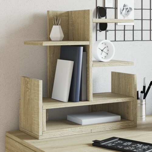 vidaXL Organizator za stol boja hrasta 49x20x52,5 cm konstruirano drvo