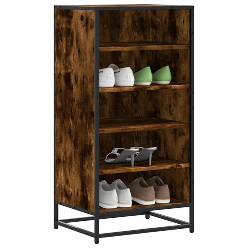 vidaXL Stalak za cipele boja hrasta 48x38x97,5 cm konstruirano drvo